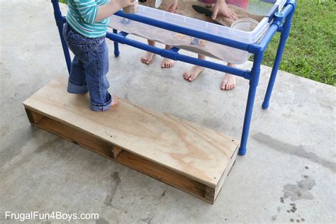 How To Make A Pvc Pipe Sand And Water Table Frugal Fun For Boys And Girls