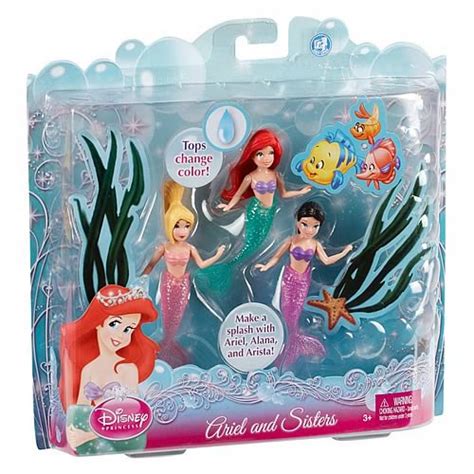 Little Mermaid Ariel And Sisters Doll T Set