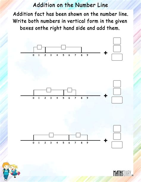 3 Free Math Worksheets First Grade 1 Subtraction Number Lines