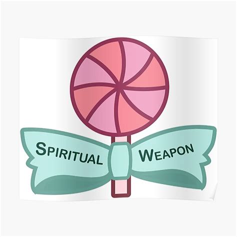 Jesters Lollipop Spiritual Weapon Poster For Sale By Marianep