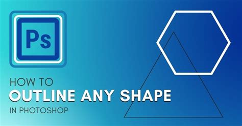 how to outline any shape in photoshop brendan williams creative
