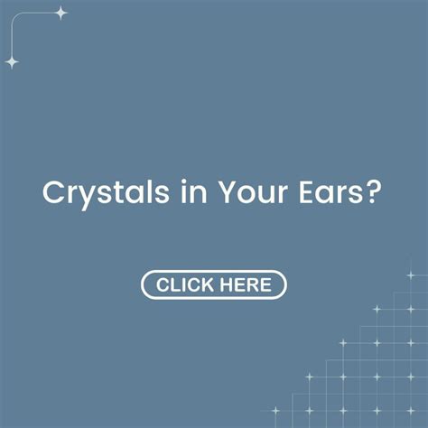 How Do Crystals In Your Inner Ears Impact Balance