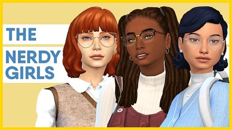 The Nerdy Girls High School Cliques The Sims 4 Create A Sim Cc