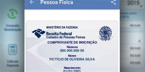 COMPROVANTE DE INSCRIÇÃO CPF Como Emitir