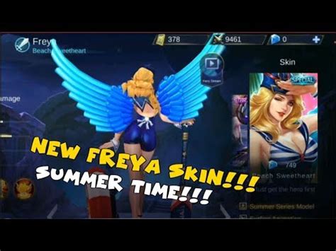 New Freya Skin Beach Sweetheart First Look Youtube Wallpaper Mobile Legend Download Free Images Wallpaper [wallpapermobilelegend916.blogspot.com]