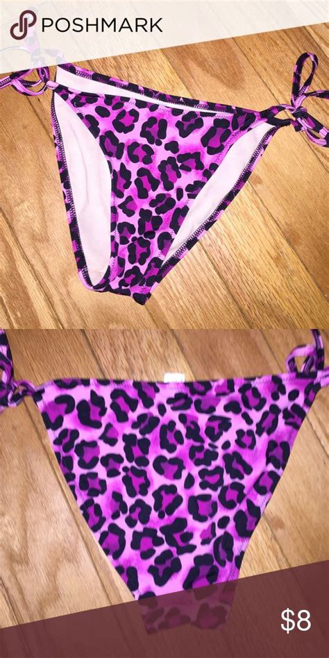 Hot Pink Cheetah Bikini Bottom Cheetah Bikini Pink Cheetah Bikini