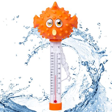 Doli Yearning Swimming Pool Thermometer Floating Easy Read Pond Thermometer With String Shatter