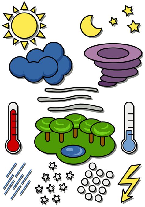 Weather Symbols Free Vector Site Download Free Vector Art Graphics