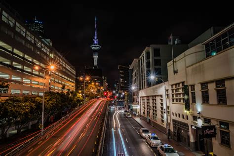 Auckland By Night New Zealand