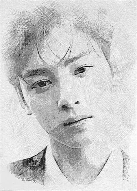 Cha Eun Woo Pencil Art Kpop Drawings Aphmau Fan Art Celebrity Drawings