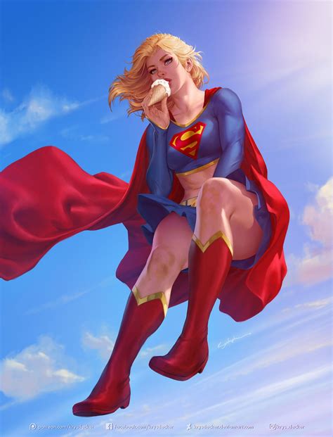 Supergirl Krystopher Decker On Artstation At Https Artstation Com Artwork Ryy Rr