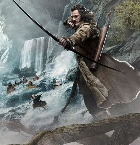 the hobbit desolation of smaug banner shows off elves dwarves a wizard and more the hobbit