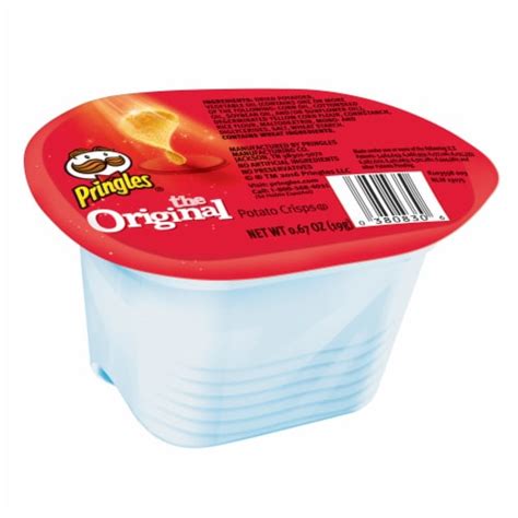 Pringles Snack Stacks Original Potato Crisps 067 Oz Foods Co