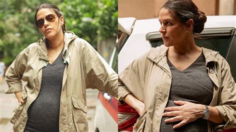 neha dhupia slips into police uniform to play the role of pregnant cop in a thursday