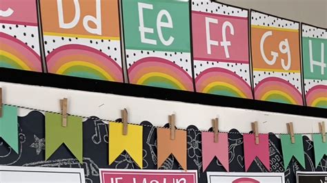Rainbow Classroom Decor Reveal Grab This Fun And Bright Modern Rainbow