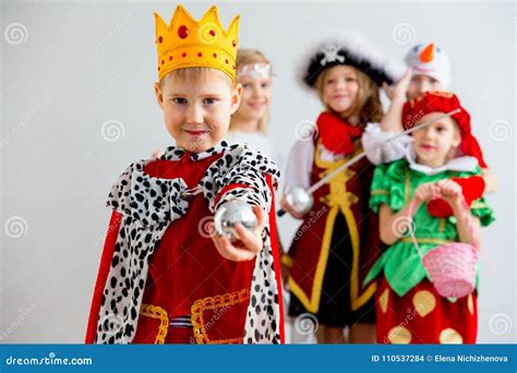 Kids Costume Party Stock Photo Image Of Celebration 110537284