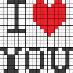 Thanks to the renewed popularity of retro games like minecraft and super mario bros., pixel art is bigger than ever as a form of digital art. 62 idées de Pixel art coeur | point de croix, broderie ...