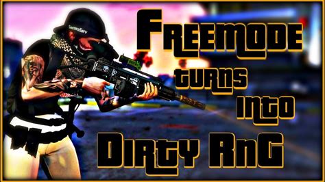 Gta 5 Online 4v1 Freemode Battle Turns Into A Dirty