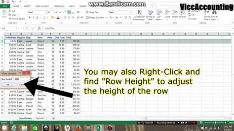 How To Adjust Column Width And Row Height Microsoft Excel