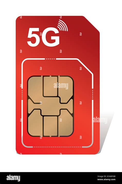Sim Card For Mobile Cellular Communication Sim Card Set Vector