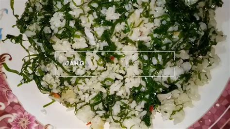 Bubur nasi ini juga cocok untuk variasi sarapan sederhana. Resep Burih Daun melinjo Nasi Goreng Daun Tangkil - YouTube