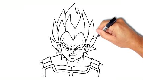 Dragon ball super has some fun in its earlier episodes when vegeta takes his family on a vacation that includes an amusement park, ice cream. Dragon Ball Z Drawing Vegeta at GetDrawings | Free download