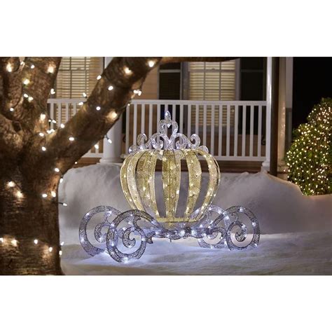 Find products fast by voice or image in the home. Home Accents Holiday 5 ft. Pre-Lit LED Twinkling Carriage ...