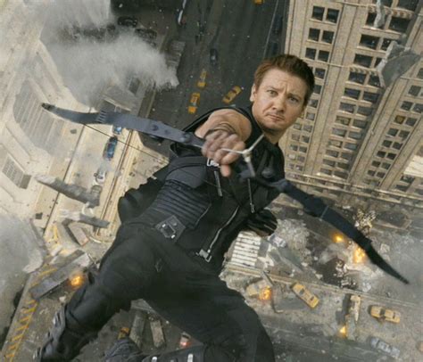 Jeremy Renner Hawkeye Arms