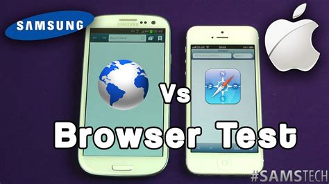Iphone 5 Vs Galaxy S3 Browser Test Youtube