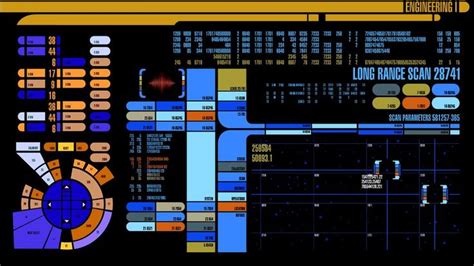 Star Trek Lcars Graphic Interface Designed By Scenic Art Supervisor And