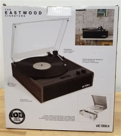 Victrola Vta 73 Eastwood Signature Bluetooth Record Player With Built