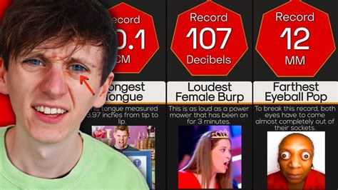 The Weirdest Guinness World Records Youtube