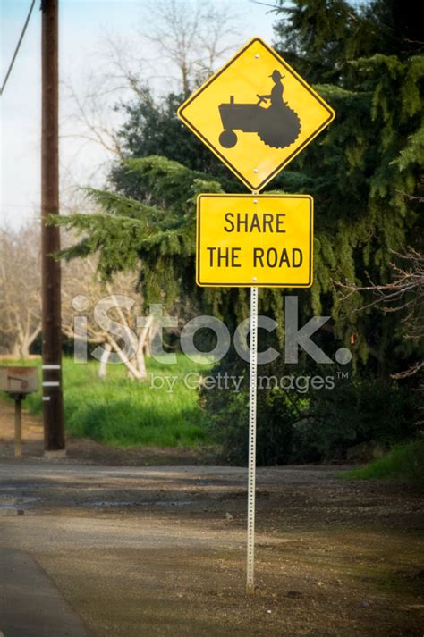 Share The Road Sign Stock Photo Royalty Free Freeimages