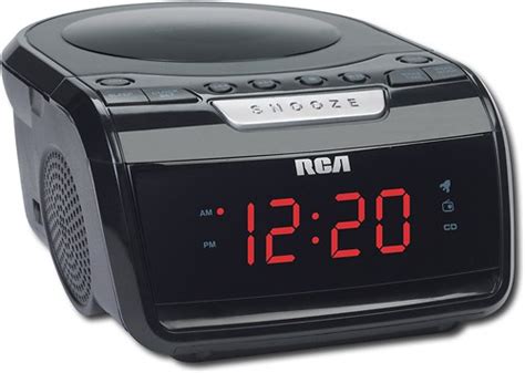 Rca Digital Amfm Clock Radio With Cd Player Rca Rp5605 Best Buy
