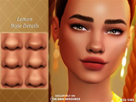 The Sims Resource Lemon Nose Details