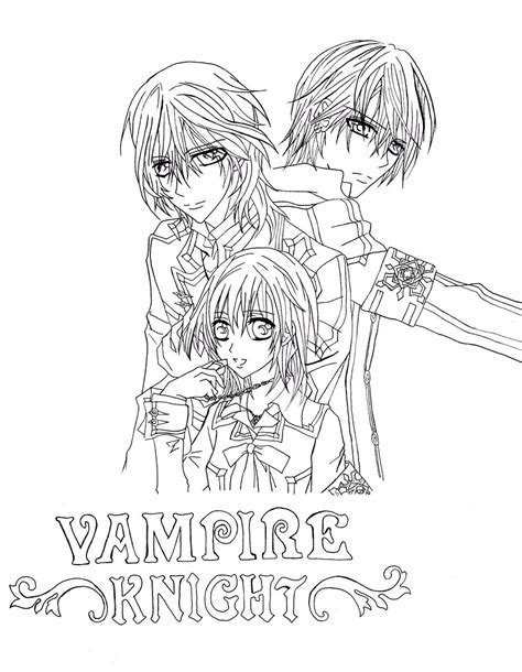 Vampire Knight Coloring Pages At Free