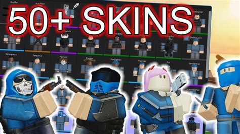 All Arsenal Skins Review Roblox Youtube