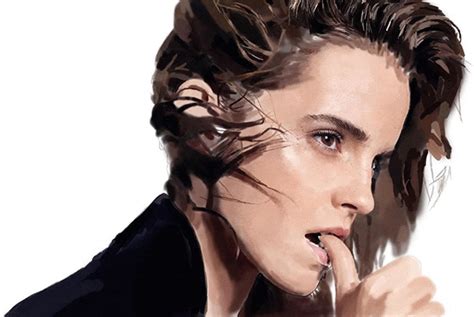 Emma Watson Realistic Digital Painting On Behance