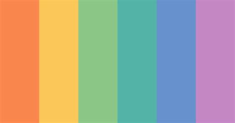 Rainbow On Color Scheme Blue