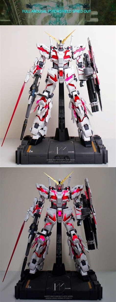 Painted Build Pg 160 Rx 0 Unicorn Gundam Gundam Kits Collection