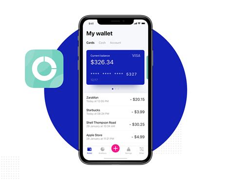 A cryptocurrency wallet app can be installed on a smartphone to send and receive funds. Wallet app on Behance