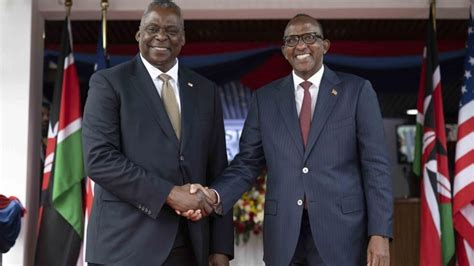 Kenya Signs Defence Agreement With United States Ahead Of Planned