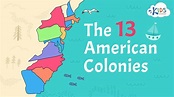13 American Colonies | US History | Kids Academy - YouTube