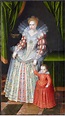 Duchesse Madeleine-Sibylle de Saxe avec son fils Christian de Saxe ...