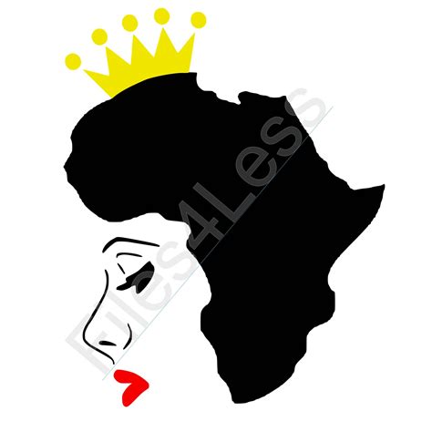 African Queen Silhouette At Getdrawings Free Download