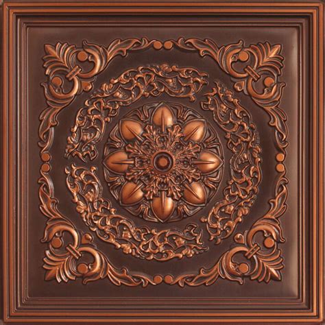 Well you're in luck, because here they come. # 247 - Antique Copper 2' x 2' PVC Vinyl Decorative ...