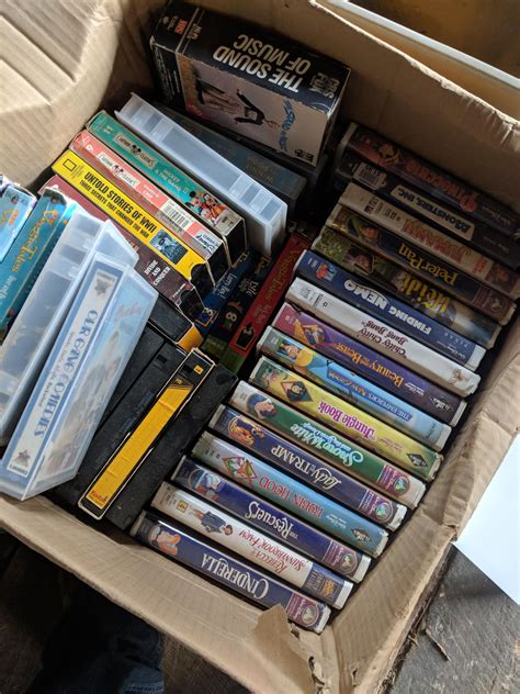 Collection Of Old Vhs Tapes I Used To Watch Rmovies