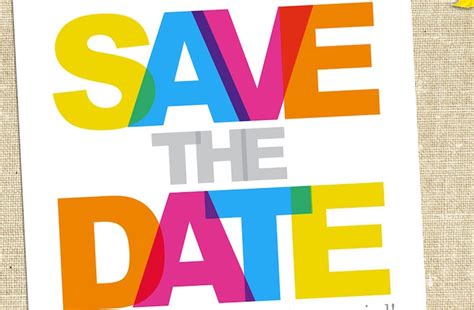 Event Save The Date Party Clip Art Library
