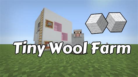 The Wool Block Minecraft Tiny Wool Farm Mutton Cooker Youtube