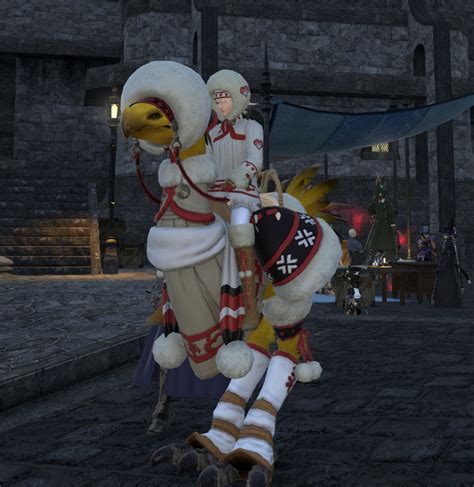 Highland Barding Ffxiv Chocobo Armor Highland Barding That Was Warm